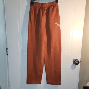 Genuine Stuff Boys M Burnt Orange Texas Longhorns Joggers